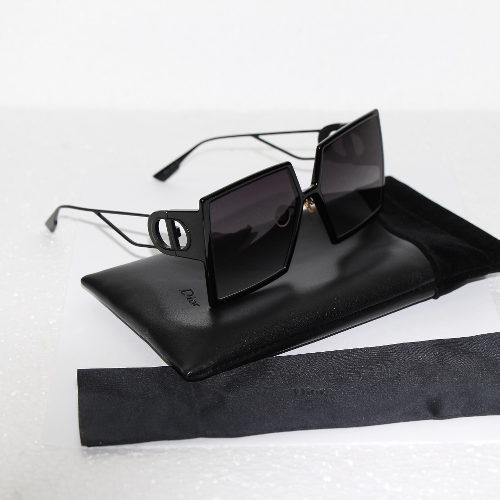 DIOR 30Montaigne ALL BLACK Sunglasses